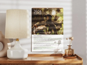 Kutyás falinaptár a mentett állatokért - kép 2