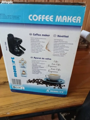 Eladó,kávéfözö és vadonat uj kávéfözö dobozában. - kép 2