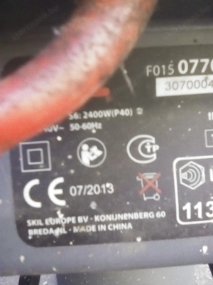 SKIL ágdaráló,szecskázó eladó,2400W - kép 3