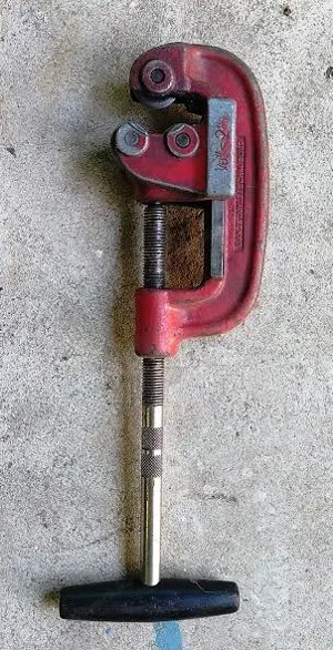 Ridgid görgős kézi csővágó