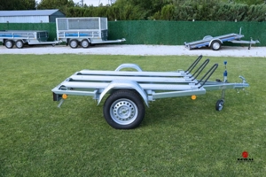 Új német motorszállító utánfutó most 450.000 Ft helyett 419.000 Ft - kép 4