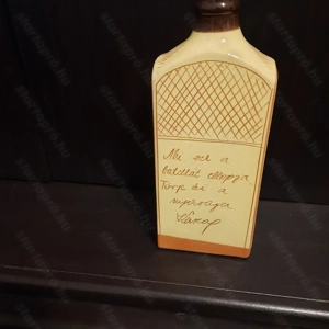 Karcagi kerámia butella  - kép 3