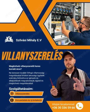 Szilvási Mihály-Villanyszerelő