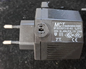 230VAC 12VAC tokozott 20W transzformátor, tápegység adapter, eladó