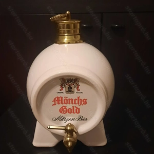 Kerámia söröshordó és krigli - kép 4