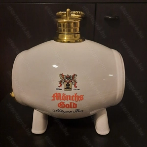 Kerámia söröshordó és krigli - kép 8