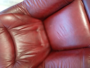 Valódi bőr  ülőgarnitúra ágyazható ágyneműtartos 350000ft zugló a kanapé három személyes kihuzható á - kép 7