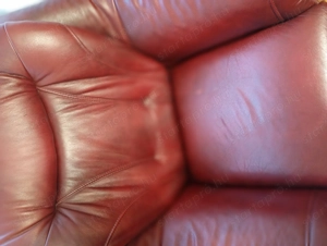 Valódi bőr  ülőgarnitúra ágyazható ágyneműtartos 350000ft zugló a kanapé három személyes kihuzható á - kép 8