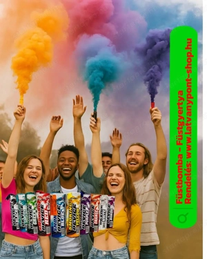 Színes Füstbomba Fotózáshoz   Erős Füsthatás, Gyors Szállítás - kép 3