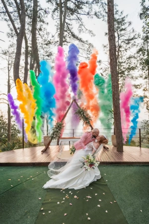 Színes Füstbomba Fotózáshoz   Erős Füsthatás, Gyors Szállítás - kép 5