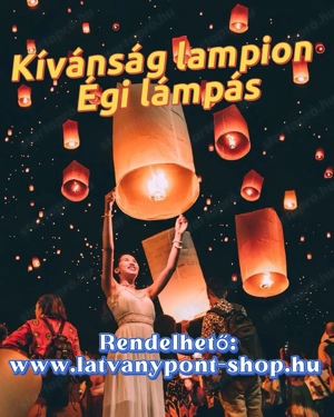 Kívánság Lampion   Égi Lámpás Eladó - Romantikus, Látványos, Biztonságos - kép 2