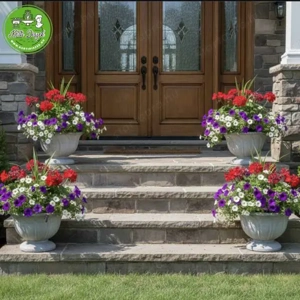 Klasszikus kültéri kaspó - kép 3