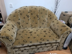 Új-Plüssbársony 3-2-1 ülőgarnitúra  - kép 2