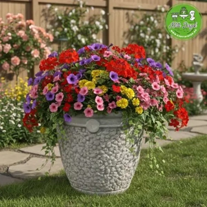 Beton kaspó nagy méretben