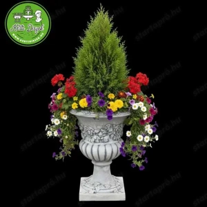 XXL kaspó kültérre