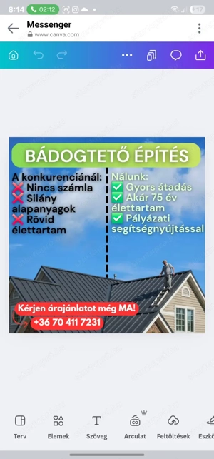 Tetőfedés cserepes lemez, tető javítás