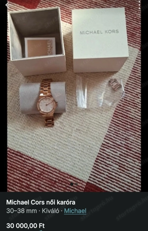 Michael Cors köves női karóra  - kép 2