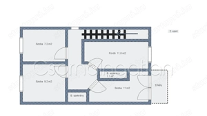 Csorna - központban 4 szobás lakás eladó - kép 16