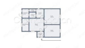 Kóny - összközműves ház eladó - kép 15