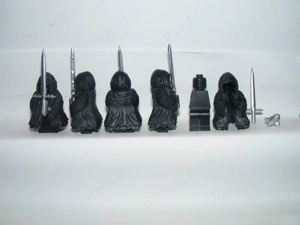 Lego Gyűrűk Ura Hobbit figurák Nasgul Gyűrű lidérc figura 7db + fegyver ÚJ - kép 5