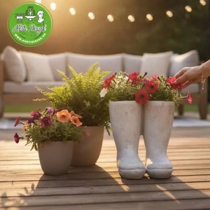 Gumicsizma virágtartó - kép 4
