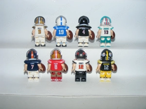 Lego Rugby Amerikai foci figurák Tom Brady Dan Marino Brees Bradshaw figura ÚJ - kép 4