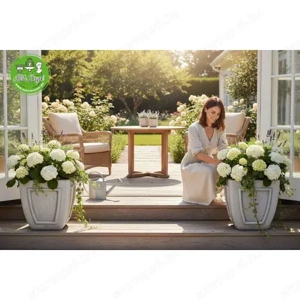 Kő kaspó leanderhez - kép 4