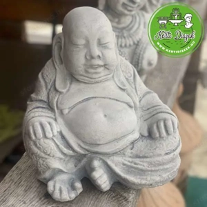 Nevető Buddha Kőszobor   Bőség és Harmónia - kép 3