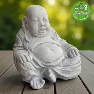 Nevető Buddha Kőszobor   Bőség és Harmónia