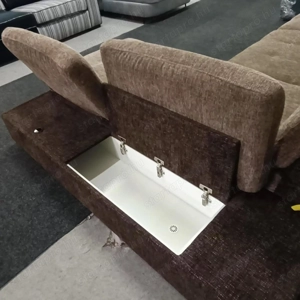 Akciós Portland barna sarokkanapé - kép 3