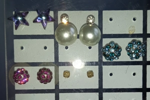 Szép bizsu fülbevalók és egy szép medál eladó + ajándék - kép 2