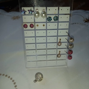 Szép bizsu fülbevalók és egy szép medál eladó + ajándék - kép 3