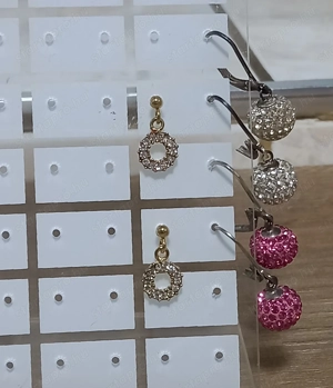 Szép bizsu fülbevalók és egy szép medál eladó + ajándék - kép 13