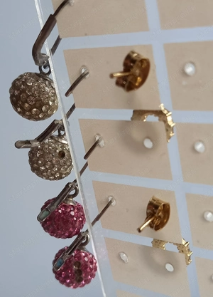 Szép bizsu fülbevalók és egy szép medál eladó + ajándék - kép 14