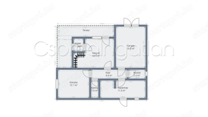 Csorna - központ közeli, két szintes családi ház eladó - kép 14