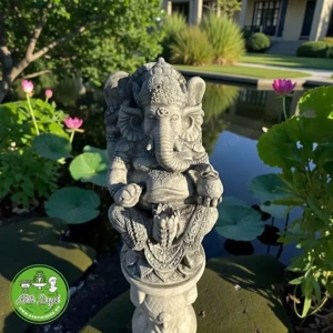 Genesha kerti szobor - kép 3