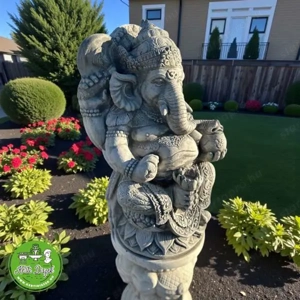 Genesha kerti szobor - kép 5