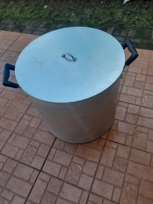 Nagy alumínium edény  - kép 3