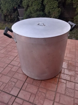 Nagy alumínium edény  - kép 4