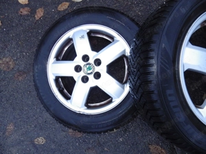 15" Skoda Alu kerekek 185 65 R15 Téli gumikkal   - kép 3