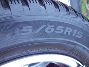 15" Skoda Alu kerekek 185 65 R15 Téli gumikkal   - kép 7