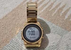 ÚJ - Férfi digitális  karóra, Arany színű  - kép 2