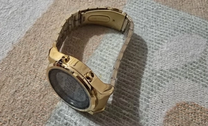 ÚJ - Férfi digitális  karóra, Arany színű  - kép 5