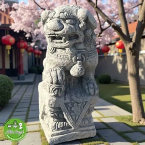 Shishi kutya Kínai kapuőrző szobor - kép 3
