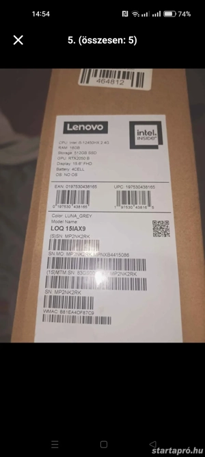 LOQ 15IAX9 - Type 83GS  laptop