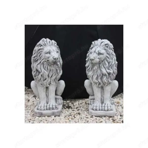 Védelmező oroszlán szoborpár - kép 3