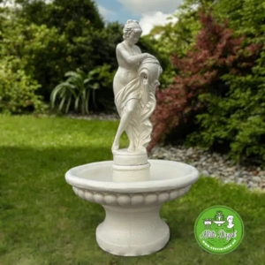 Szökőkút korsós női szoborral - kép 4
