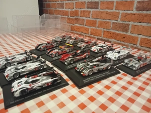 Audi Le Mans győztes versenyautó modellek 1:43 - kép 3