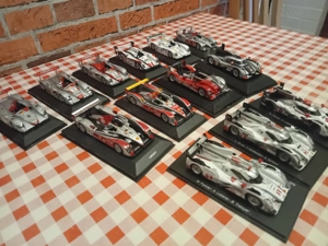 Audi Le Mans győztes versenyautó modellek 1:43 - kép 4