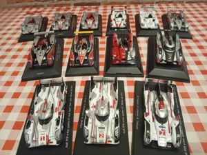 Audi Le Mans győztes versenyautó modellek 1:43 - kép 2